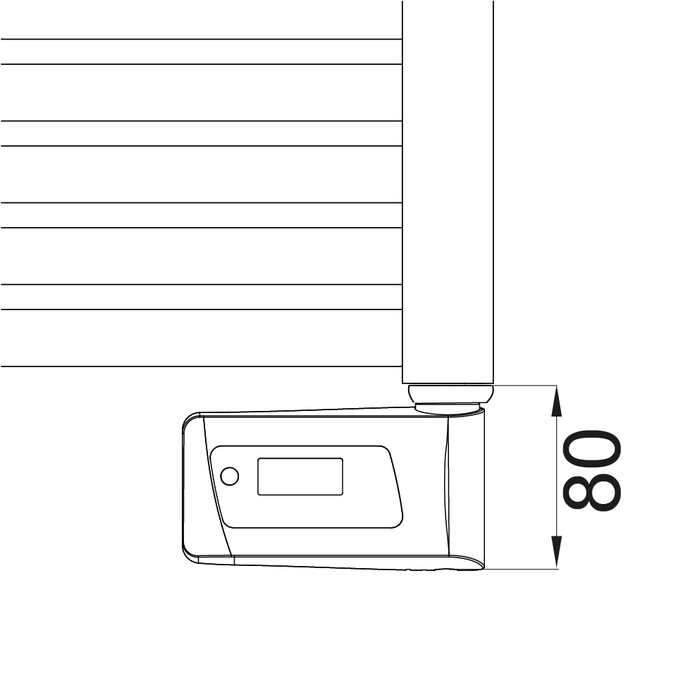 DRL - Thermostaat Claudia remote - Wit