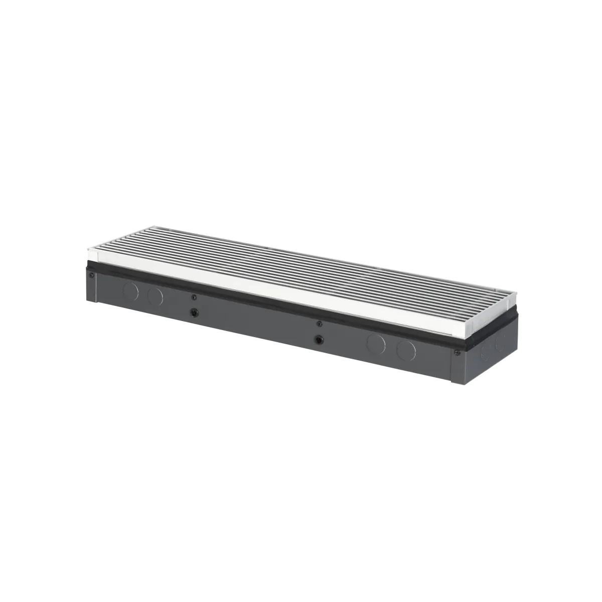 Jaga - Mini Canal met inlegraam en houten eik oprolbaar rooster - 2500x260mm - 919 Watt