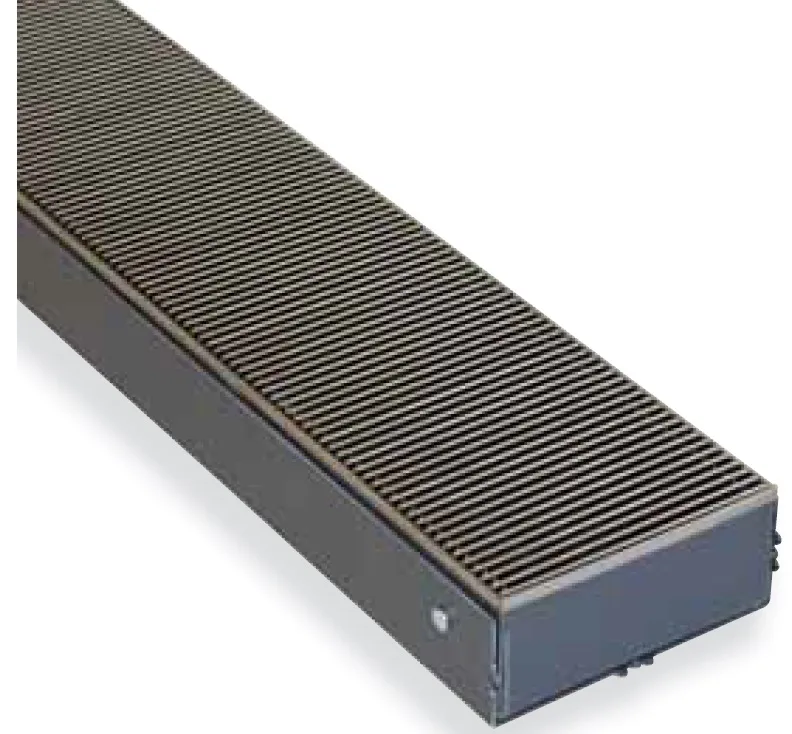 Jaga - Micro Canal lege behuizing 6 - Lege Behuizing met  rooster - 2000x140mm
