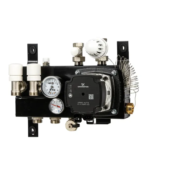 VTE - SLIM verdeler met A-label GRUNDFOS - 2 groeps