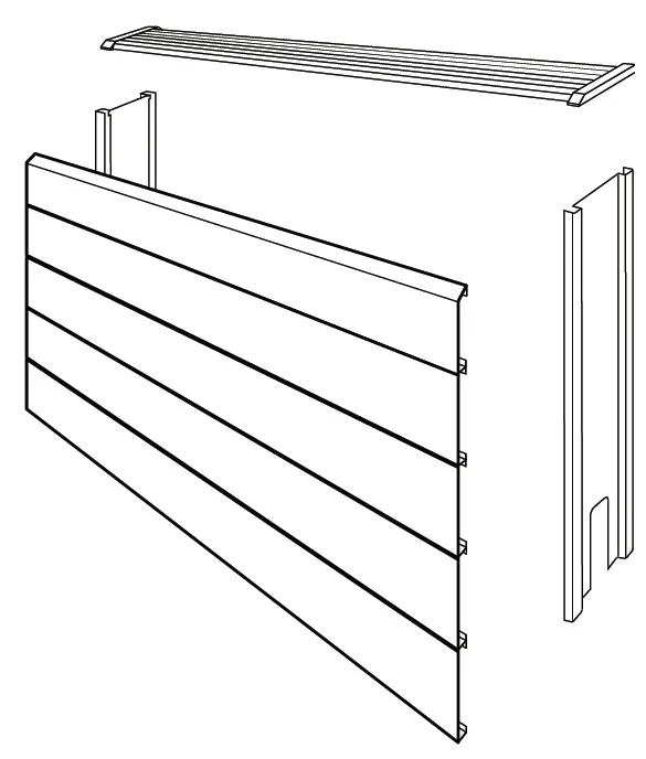 Jaga - Bekleding voor Tempo Wand - 600x800mm - Zuiver wit soft touch - Type 10 en 11