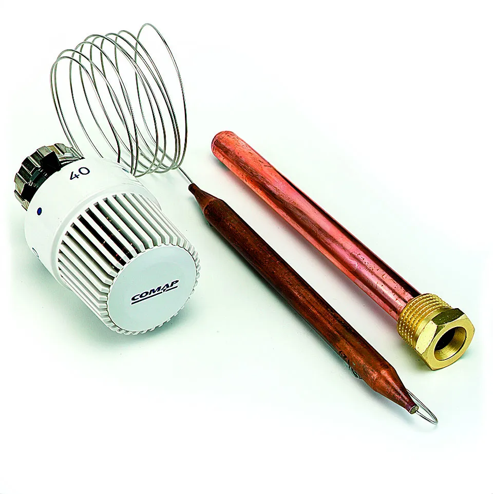 COMAP - Thermostatische kop M30 met aanlegvoeler DN 1/2 2m.