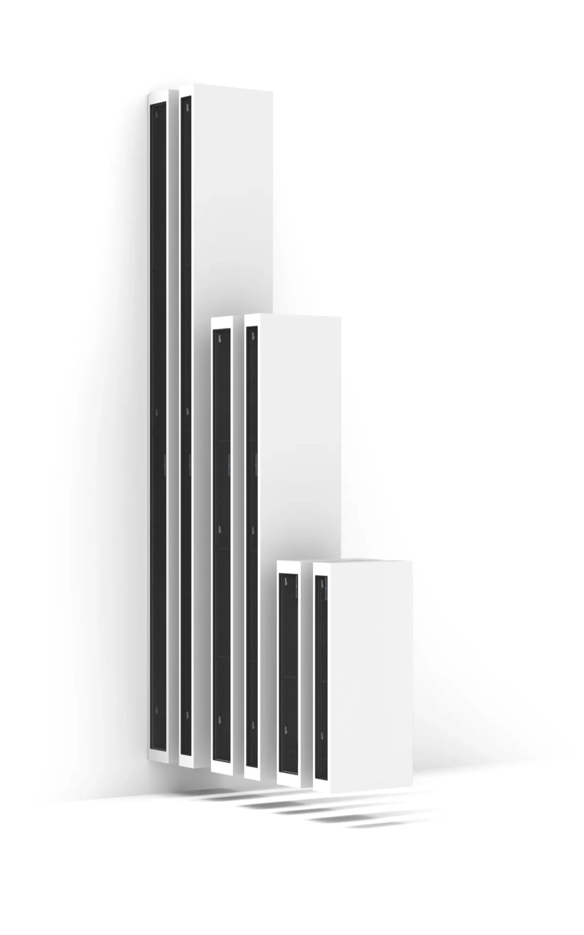 Jaga - Vertilina Hybrid - TPT (D01) - 2300x410mm - Type 11 - Verkeerswit soft touch - Uitblaasrichting: Links