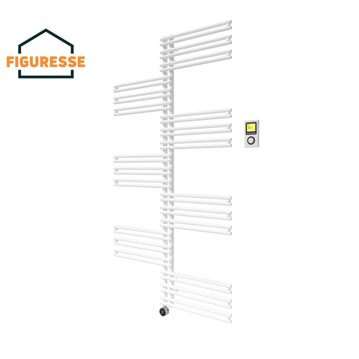 Radson Twist E - 1194x910mm - 600 Watt - Antraciet