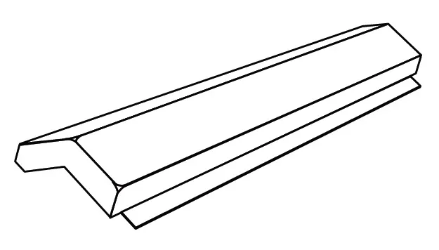 Jaga - Rooster Linea Wand Plus - 1200mm - Verkeerswit soft touch- 16 en 15