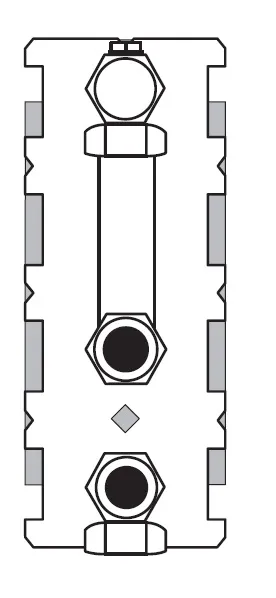 Jaga - Warmtewisselaar voor Strada Wand - 200x313mm - Type 8