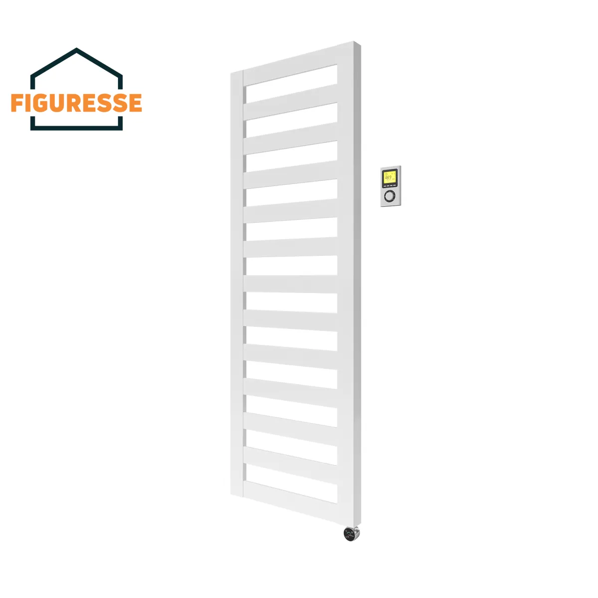 Radson Rasp E - 1510x706mm - 600 Watt - Zwart