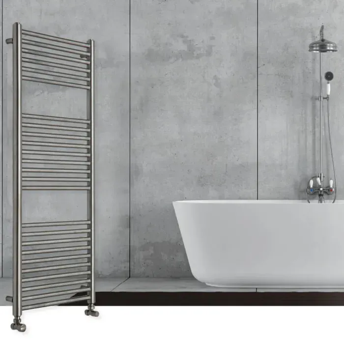 DRL - Elegance - Geborsteld roestvast staal - 1200x500mm - 412 Watt