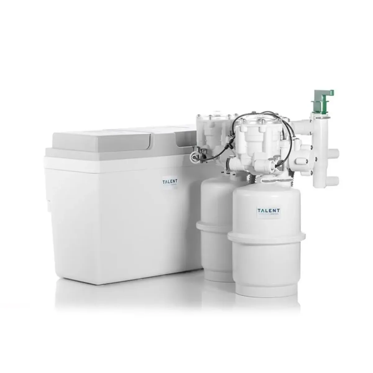 Talent 200B - Duplex waterontharder met apart groter zoutreservoir 25kg