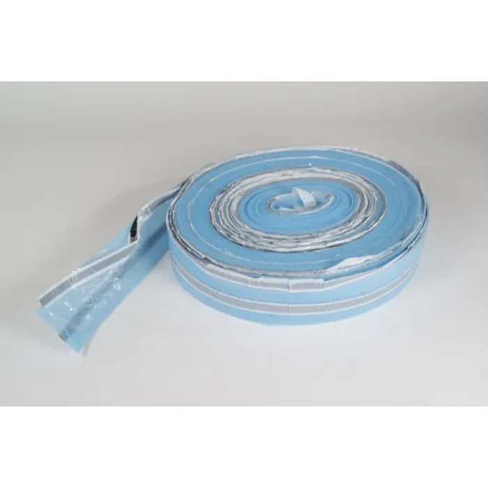 Randisolatie met folie-flap en kleefstrip 50 mtr./rol