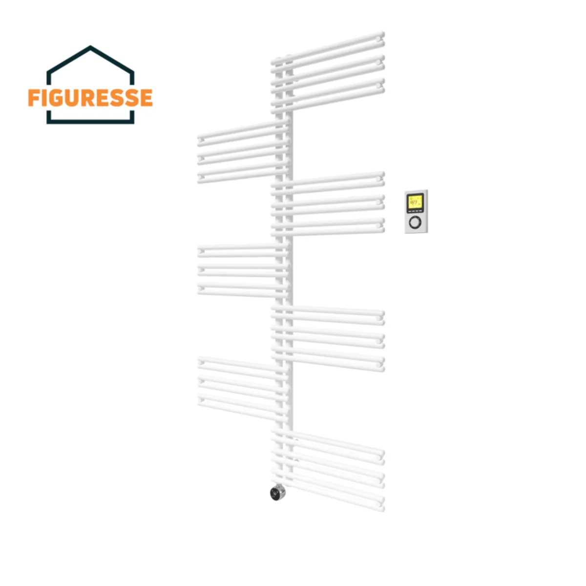 Radson Twist E - 1194x910mm - 600 Watt - Antraciet