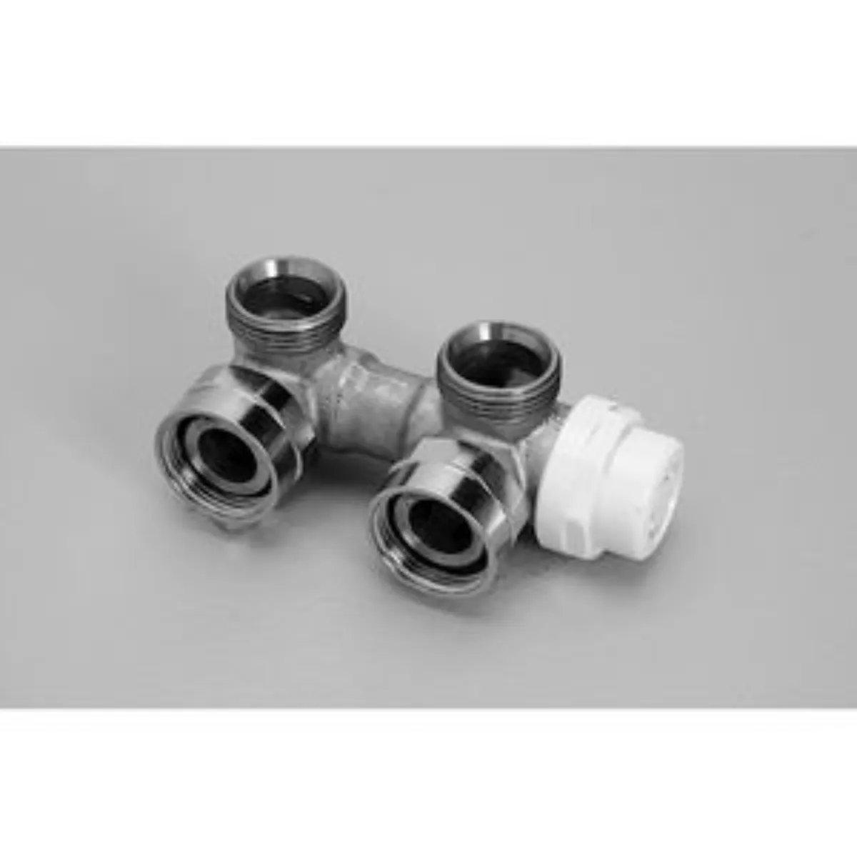 Radson - H-onderblok haaks 1/2" bn.