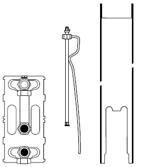 Jaga - Warmtewisselaar voor Tempo Wand - 400x413mm - Type 11