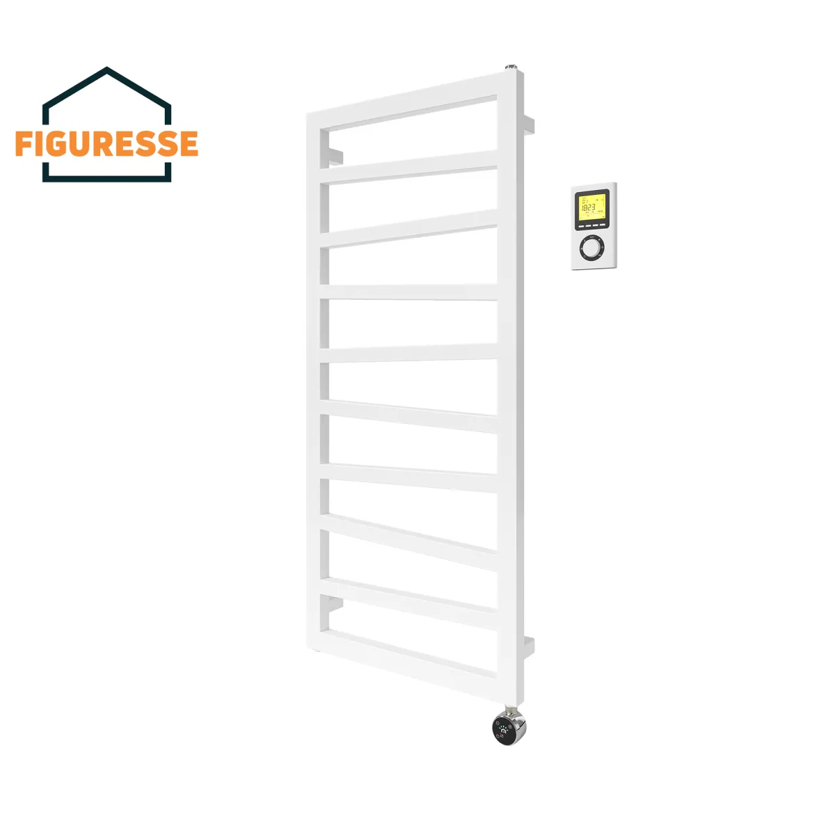 Radson Squasy E - 1840x600mm - 800 Watt - Zwart