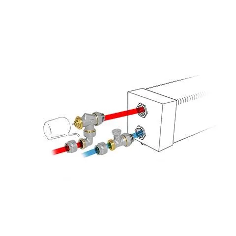 Jaga - Aansluitset 295 Dynamics Haaks (90°) voor Staal/Koper buis - 15/1 Jaga - Aansluitset 295 Dynamics Haaks (90°) voor Staal/Koper buis - 15/1