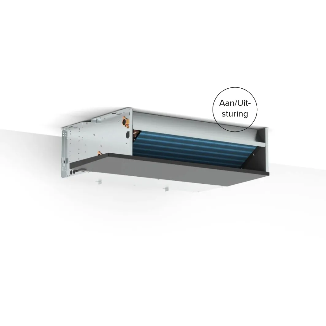 Jaga - Briza 22 Plafond Inbouw - Aan/Uit - 2 Pijps - 550x950mm - 12305 Watt - Front Top grill