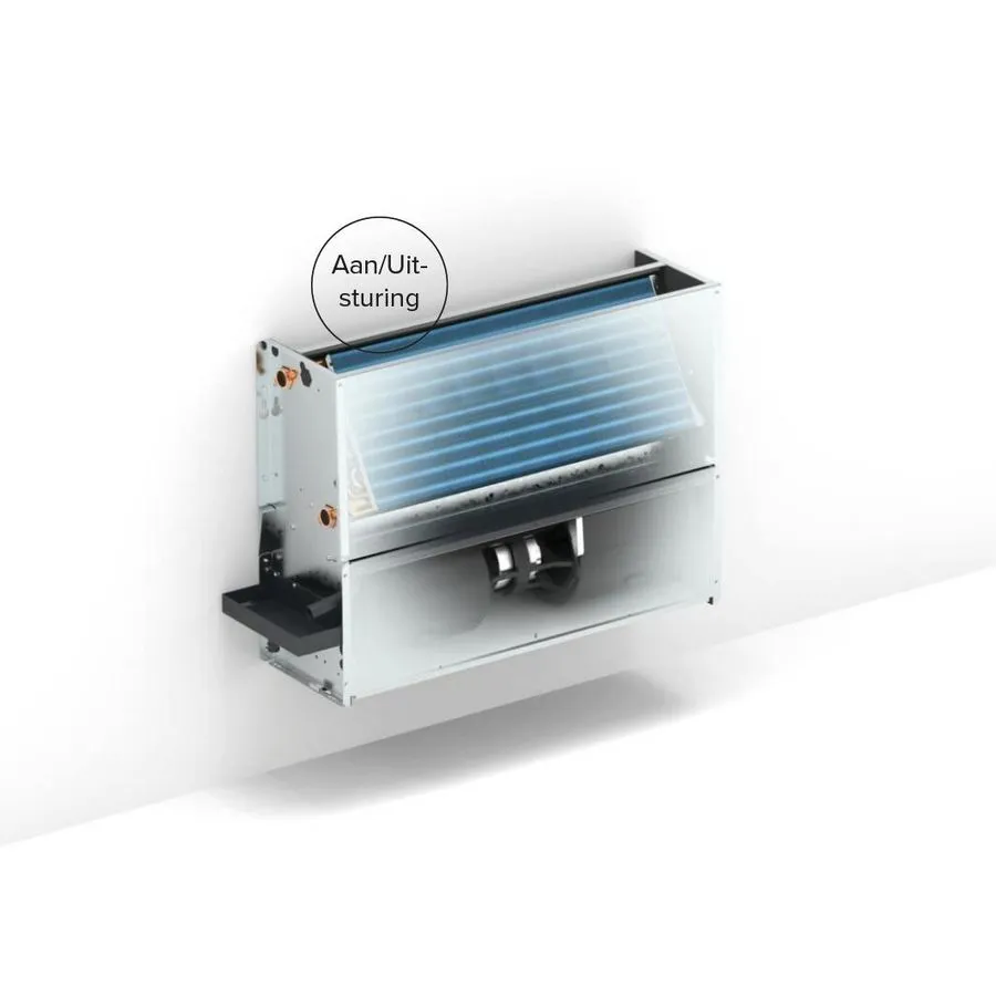 Jaga - Briza 22 - Wand Inbouw - Aan/Uit - 4 Pijps - 550x1900mm - 13927 Watt - Front Top grill