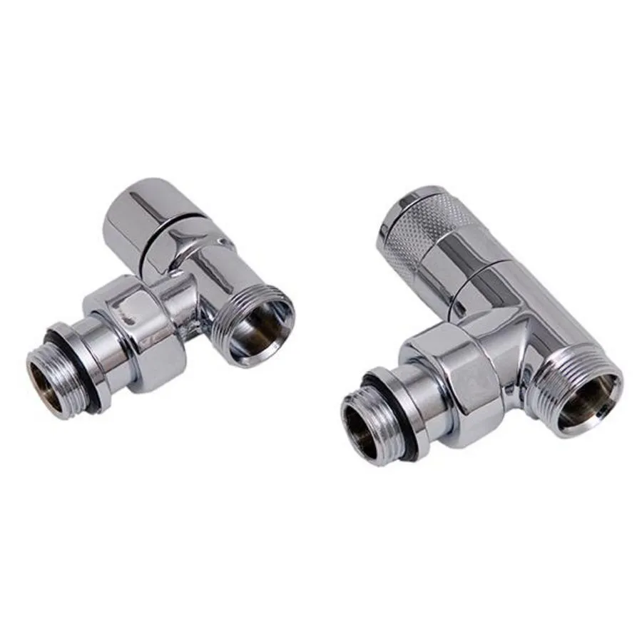DRL - Kraan Tondera haaks 1/2" + voetventiel haaks 1/2" - Chroom