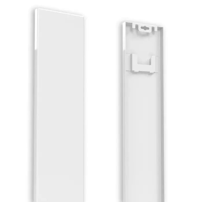 Henrad - Zijbekleding Verticaal - 1800x77mm - Type - Wit