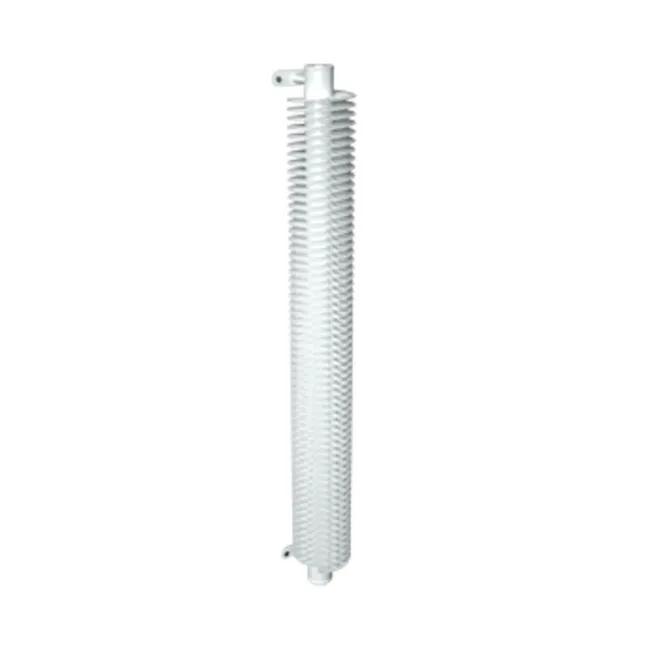 DRL Ribbenbuisradiator Muur Verticaal - Type T3 - Uitwendige buisdiameter 57mm - 427x3300mm - 3 rib(ben) - 4490 Watt