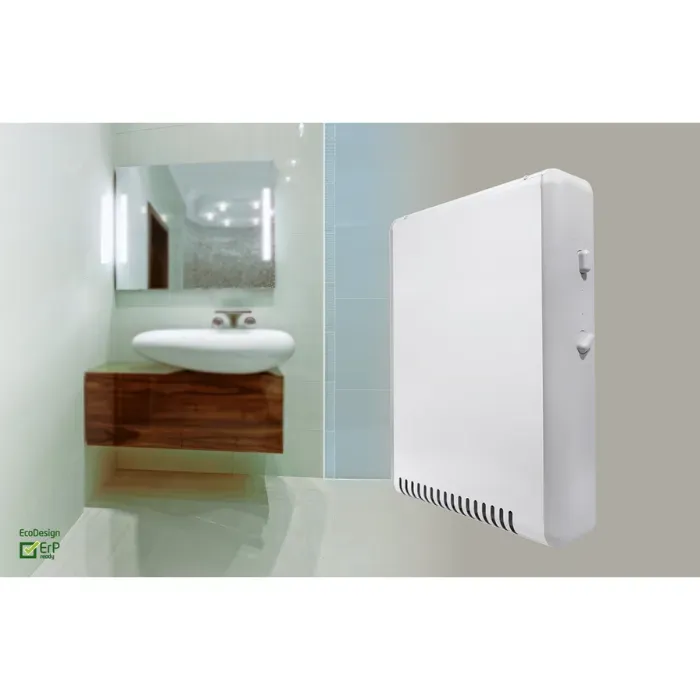 DRL - Roundline E-Comfort badkamer - 400x325mm - 300 Watt - Wit