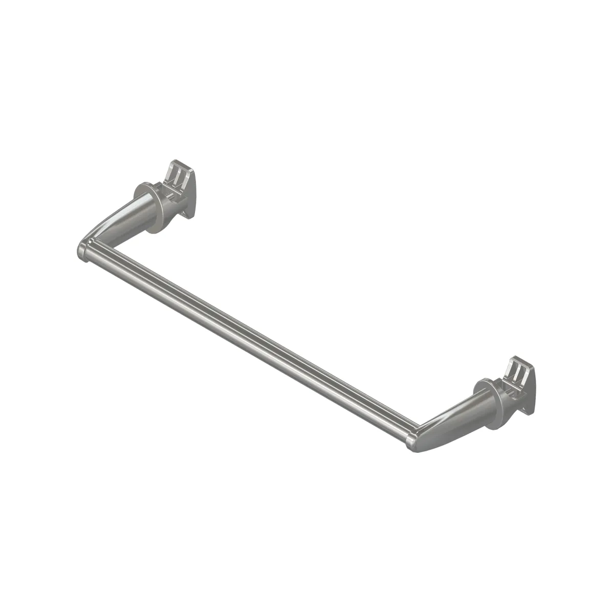 Radson - Handdoekdrager - recht 375 mm. -  vlakke buizen - Wit