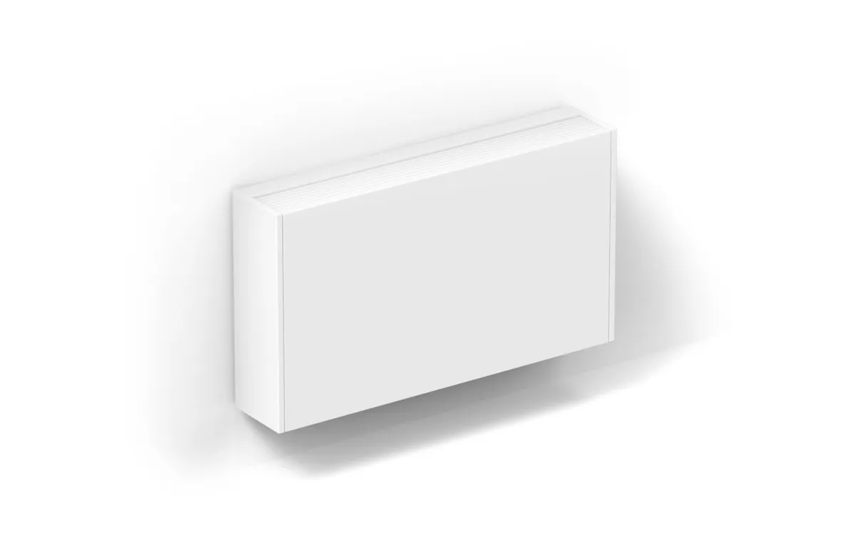 Jaga - Briza 22 Wandmodel - Geen sturing - 4 Pijps - 630x1900mm - 8748 Watt - Front Top grill - Verkeerswit soft touch