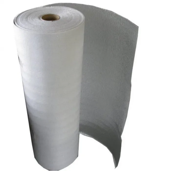 Isolerende alu-reflectiefolie op rol 50m2.