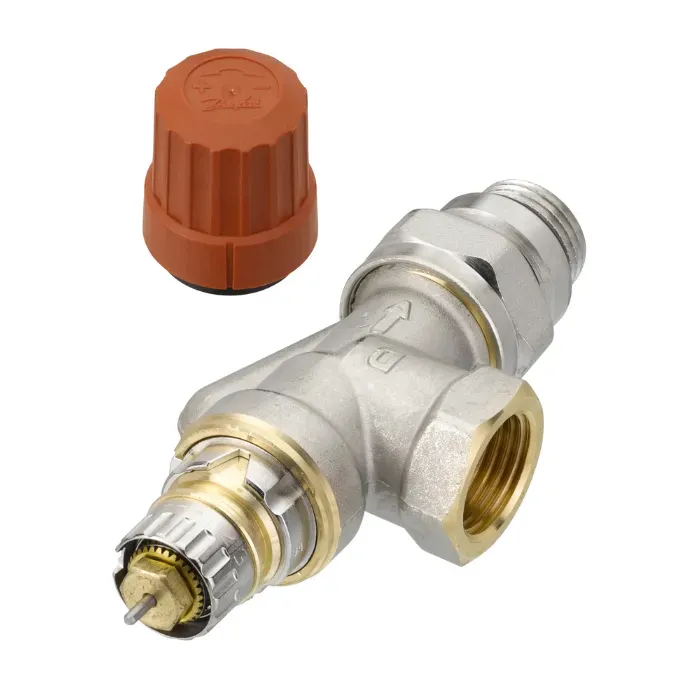 Danfoss - RA-N - Haaks verkeerd - 1/2" (15) - 1/2" (15) - Zelfdichtend Danfoss - RA-N - Haaks verkeerd - 1/2" (15) - 1/2" (15) - Zelfdichtend