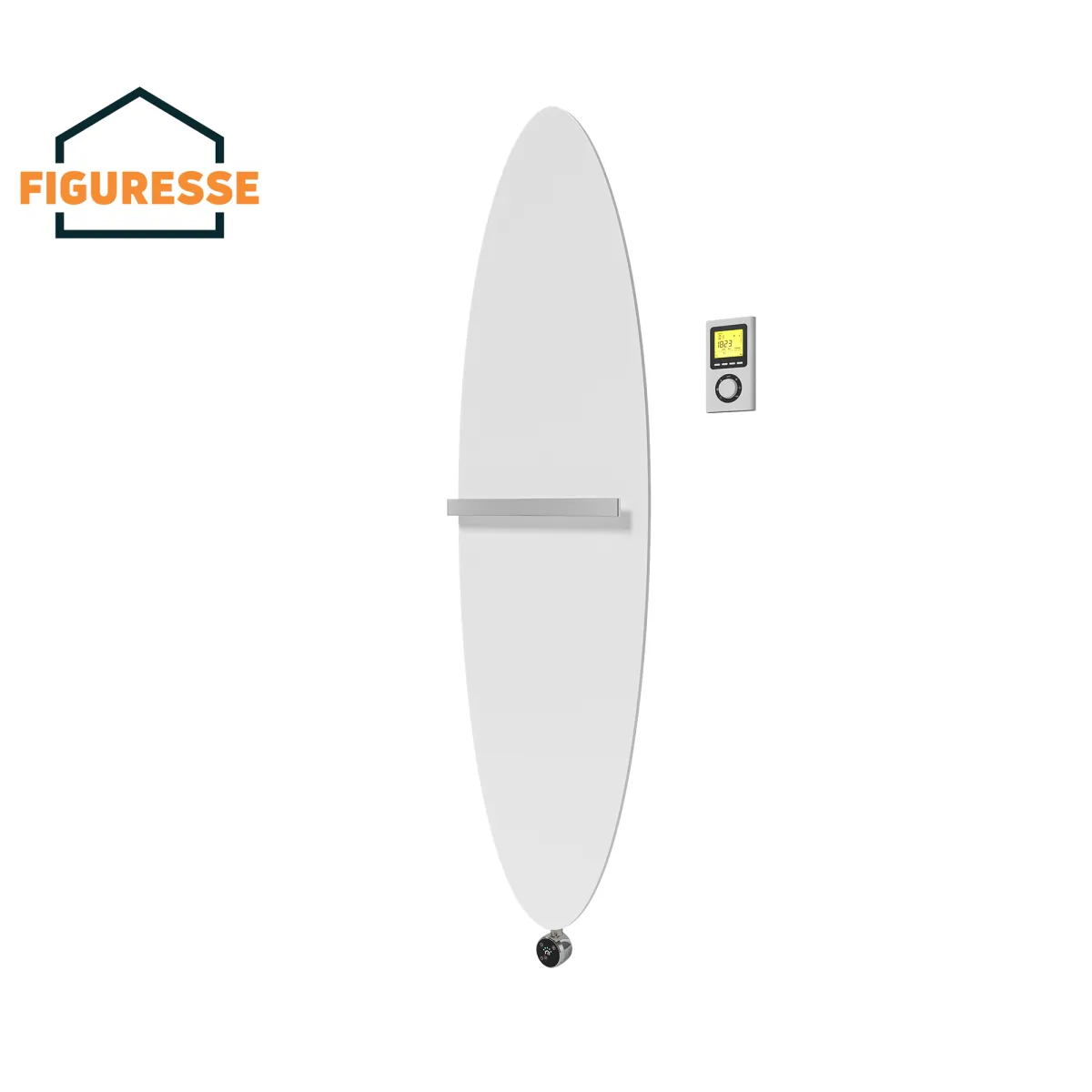 Radson Ellipse E - 1390xmm -  Watt - Zwart