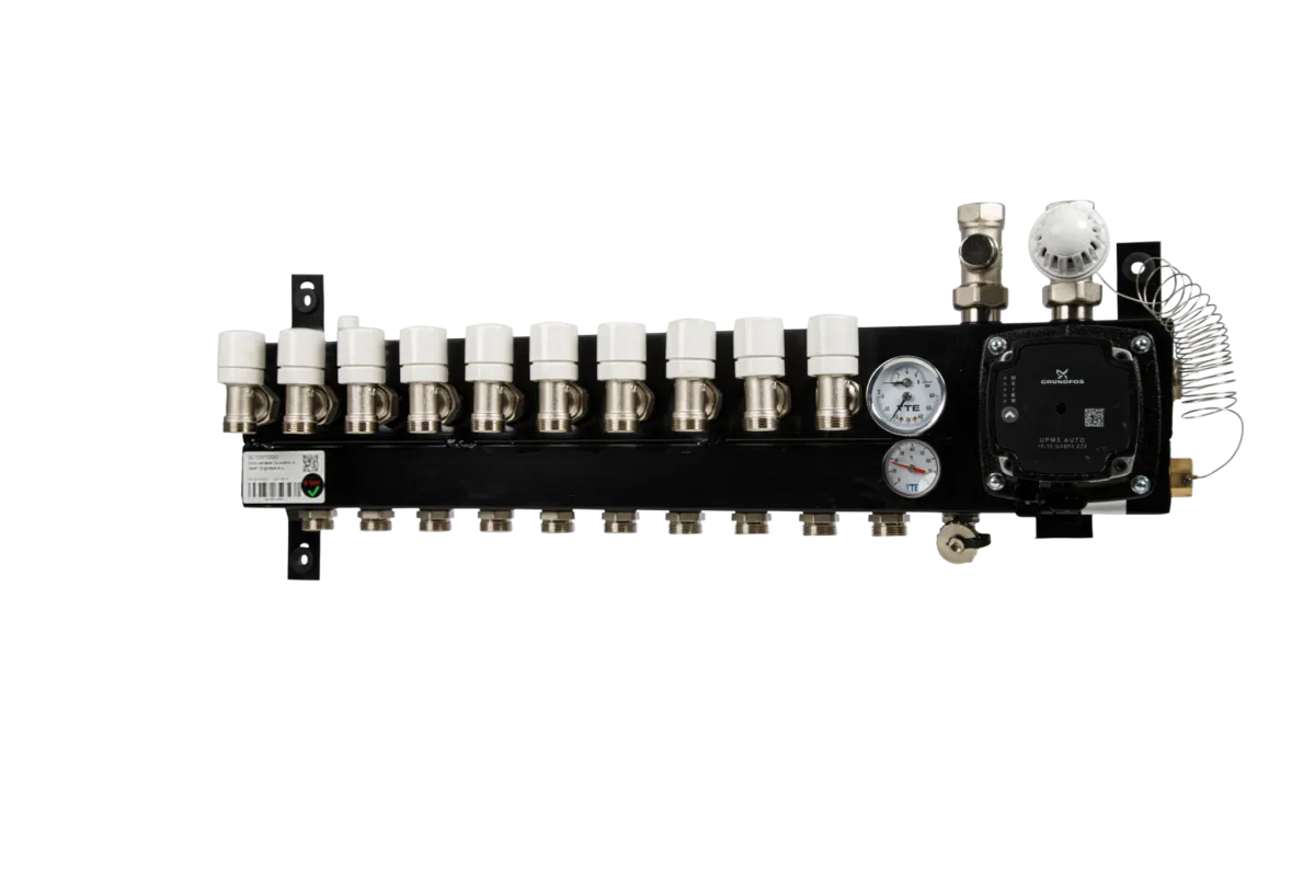 VTE SLIM verdeler met A-label GRUNDFOS - 10 groeps